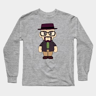 Walter White Retro Chibi Long Sleeve T-Shirt